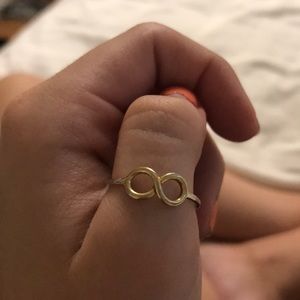 Gold infinity ring